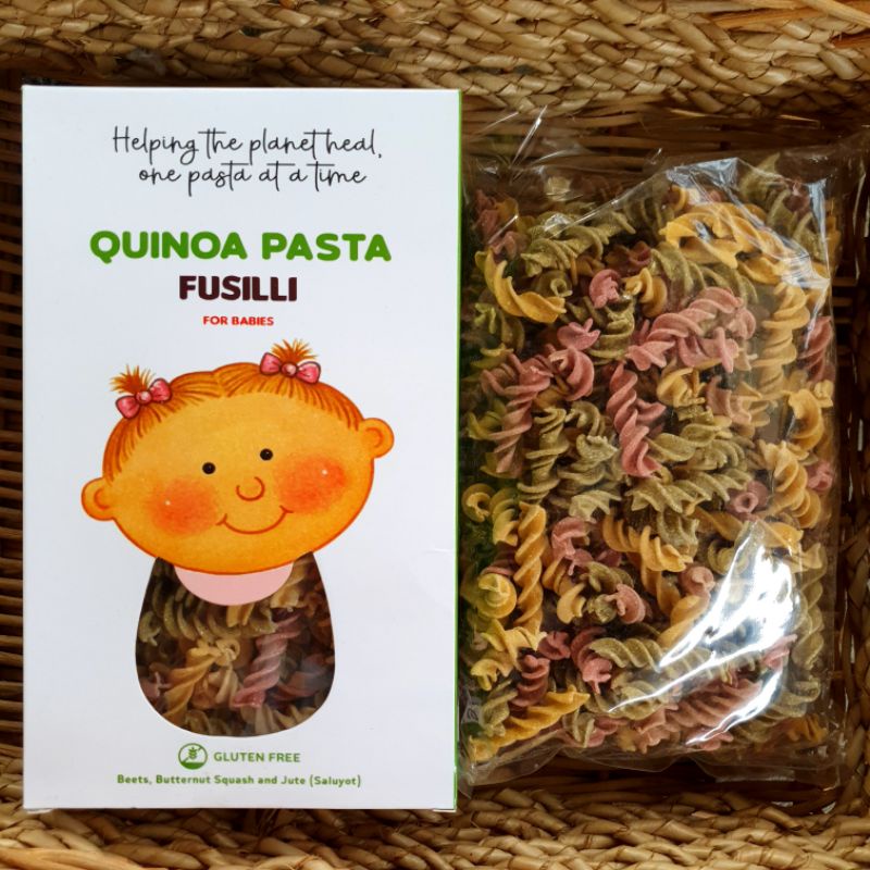 The Ruby Pantry Quinoa Fusilli Pasta for Babies (Baby Pasta/ Baby