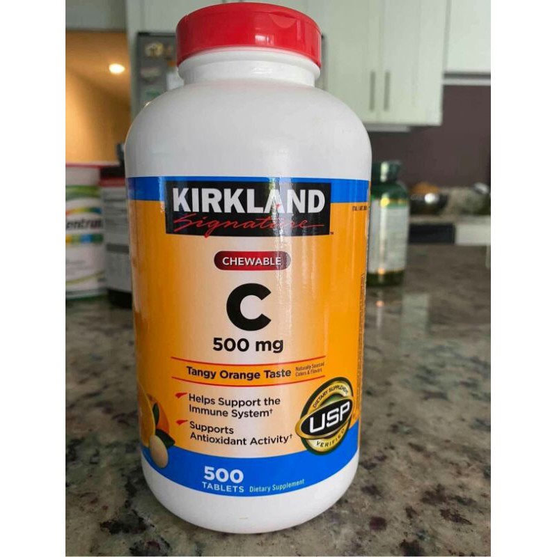 Kirkland Vitamin C Chewable (500 tablets) Shopee Philippines