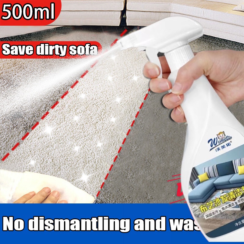 WoMeiTuo Sofa Cleaner 500ML for Cleaning Car Seats Sofas Floor Mats Car ...