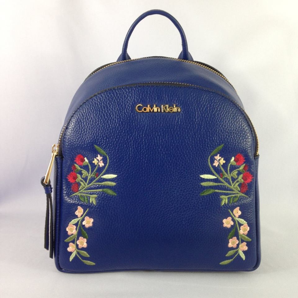calvin klein blue backpack
