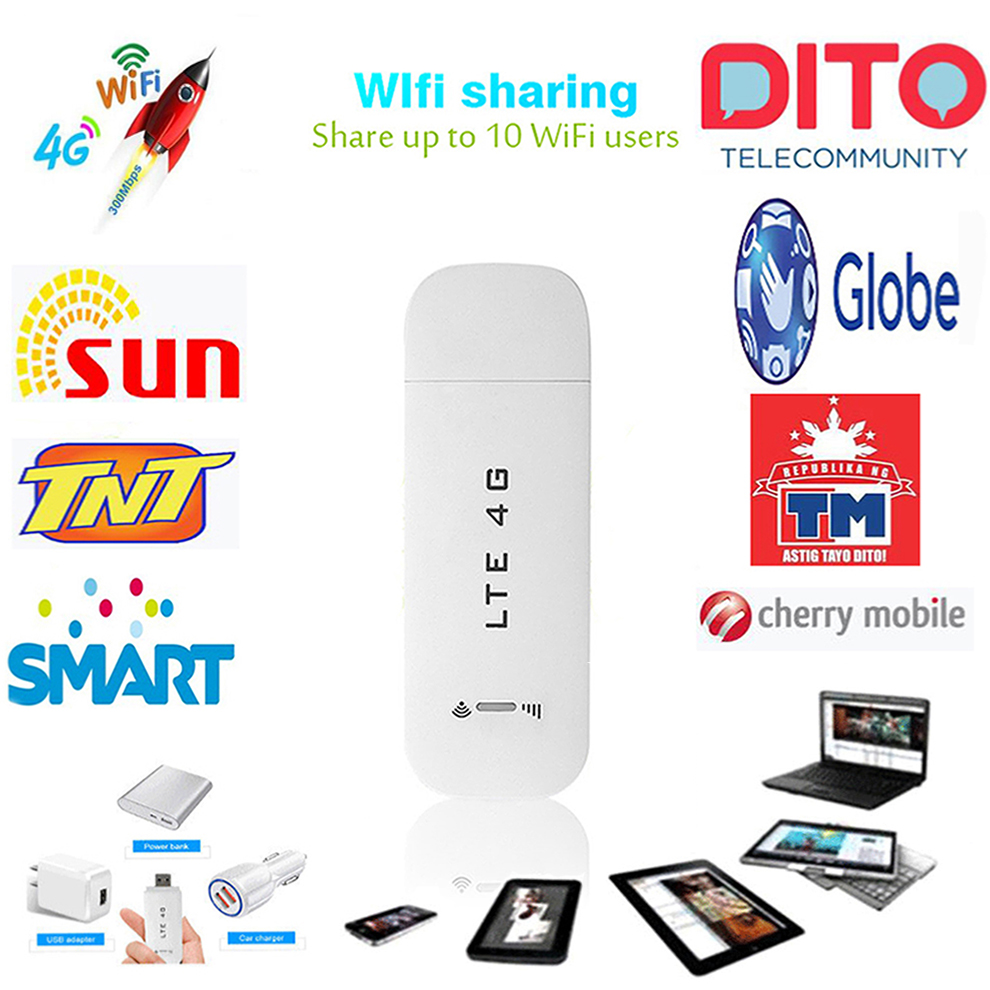 4G WiFi Router 100Mbps USB Modem Wireless Broadband Mobile Hotspot LTE