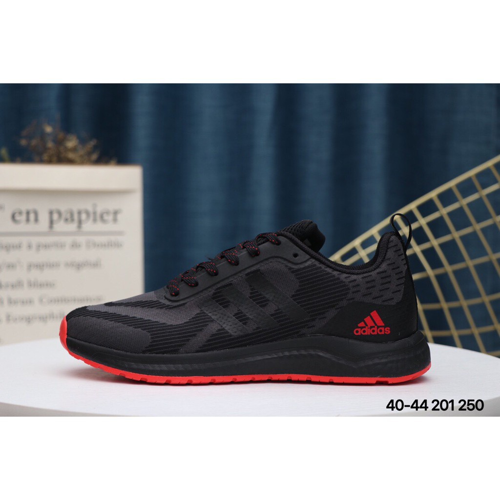 red tubular shoes