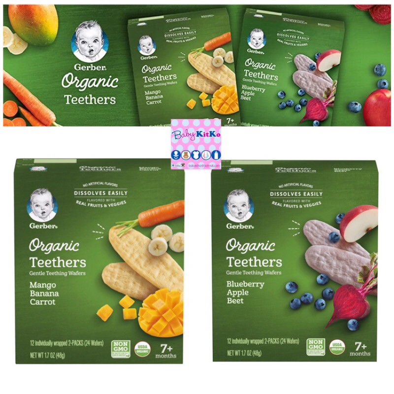 gerber organic teethers