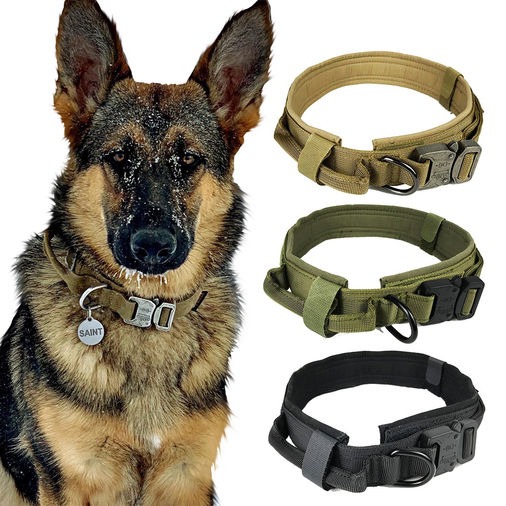 Tactical Dog Collar Military Nylon 