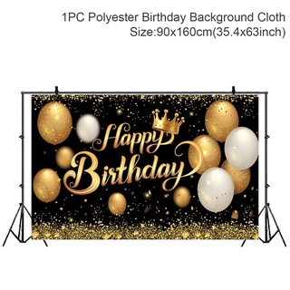 Happy Birthday backdrop decorations Happy New Year backdrop cloth foil  curtain party decorations Party Backdrop For Birthday Photo background  party backdrop décor happy birthday banner set background wall cloth 18 30  40