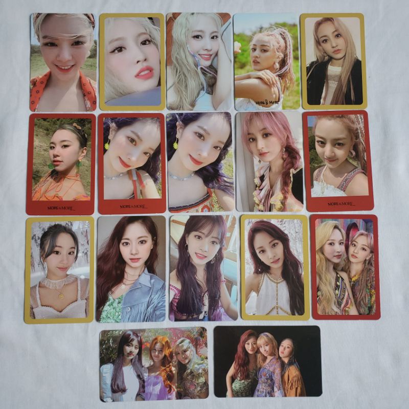 TWICE MORE AND MORE OFFICIAL PHOTOCARDS | Shopee Philippines