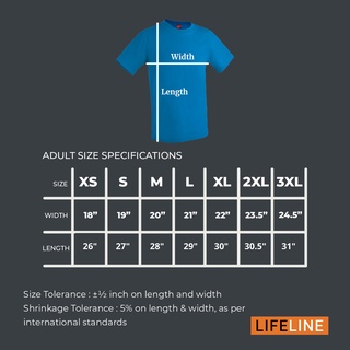 Lifeline Roundneck T-Shirt (Blue Ice) | Shopee Philippines