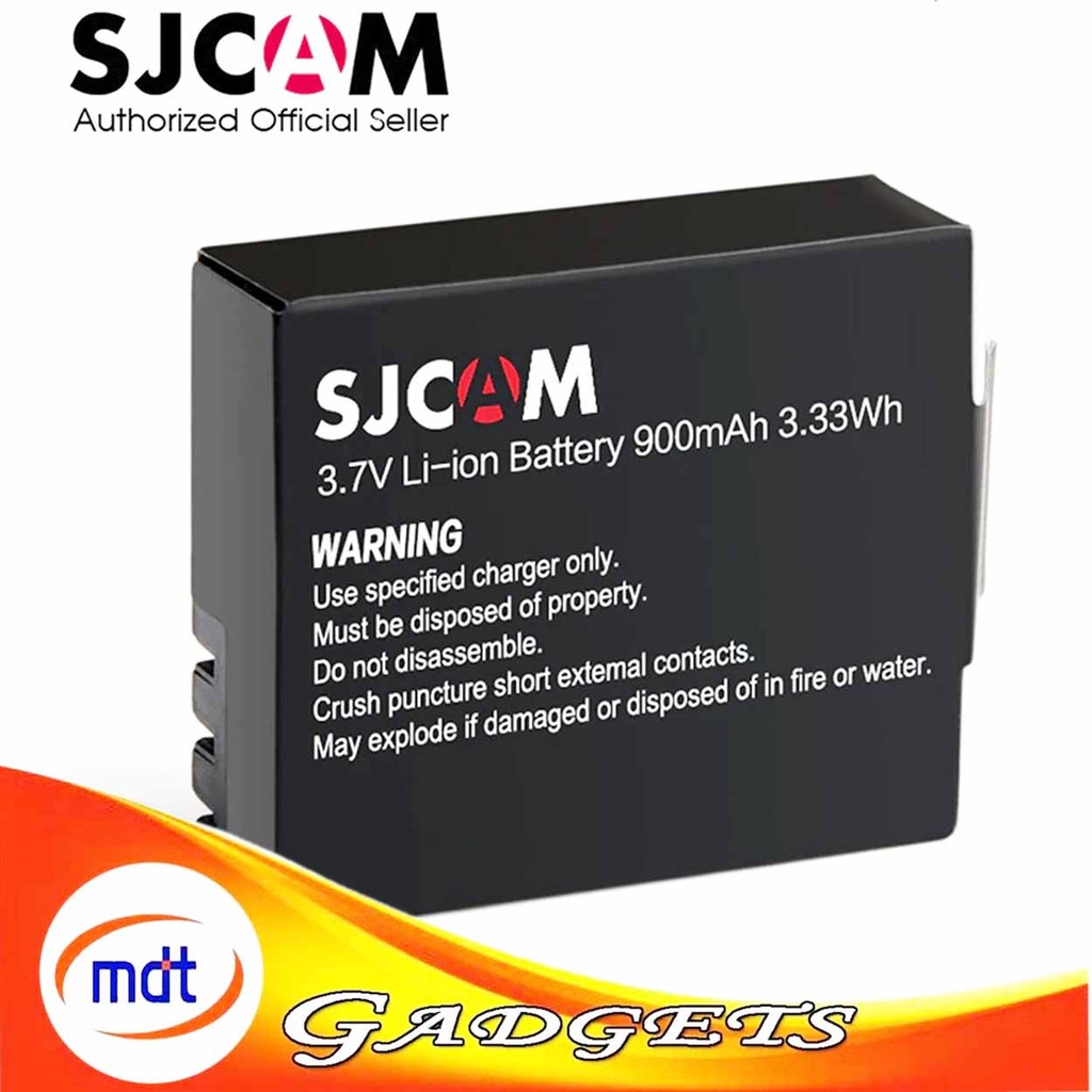 SJCAM Battery 900mAh for SJ4000/SJ5000/M10 Action Cameras | Shopee  Philippines