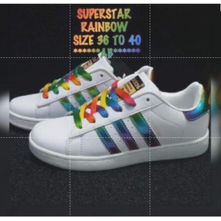 adidas rainbow superstar
