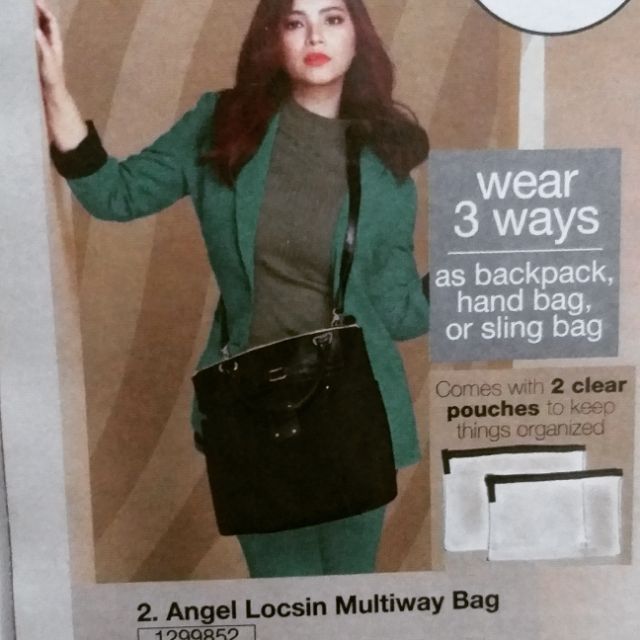 angel locsin avon bag