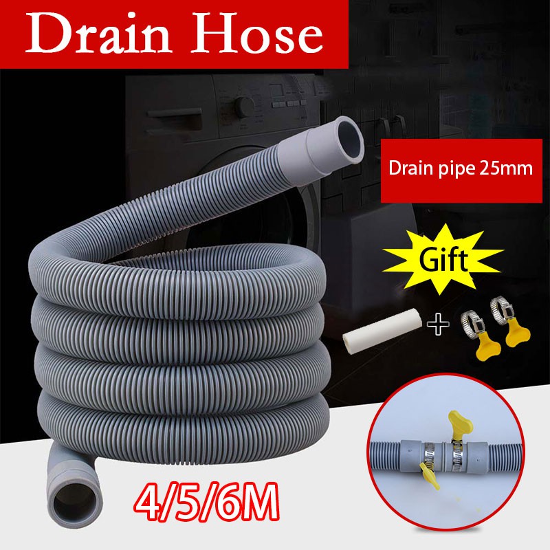 Machine Dishwasher Drain Hose Extension Washing Pipe With Bracket Set Shopee Philippines