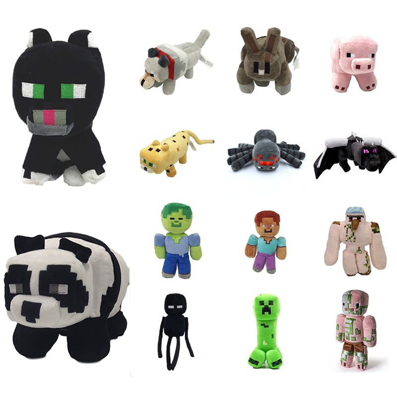 minecraft plush dolls