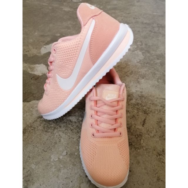 peach rubber shoes