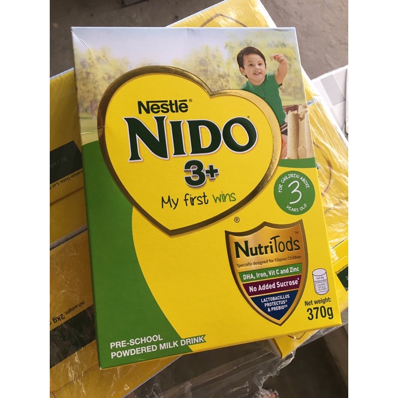 Sale Nido 3 370g Nov 30 21 Exp Shopee Philippines