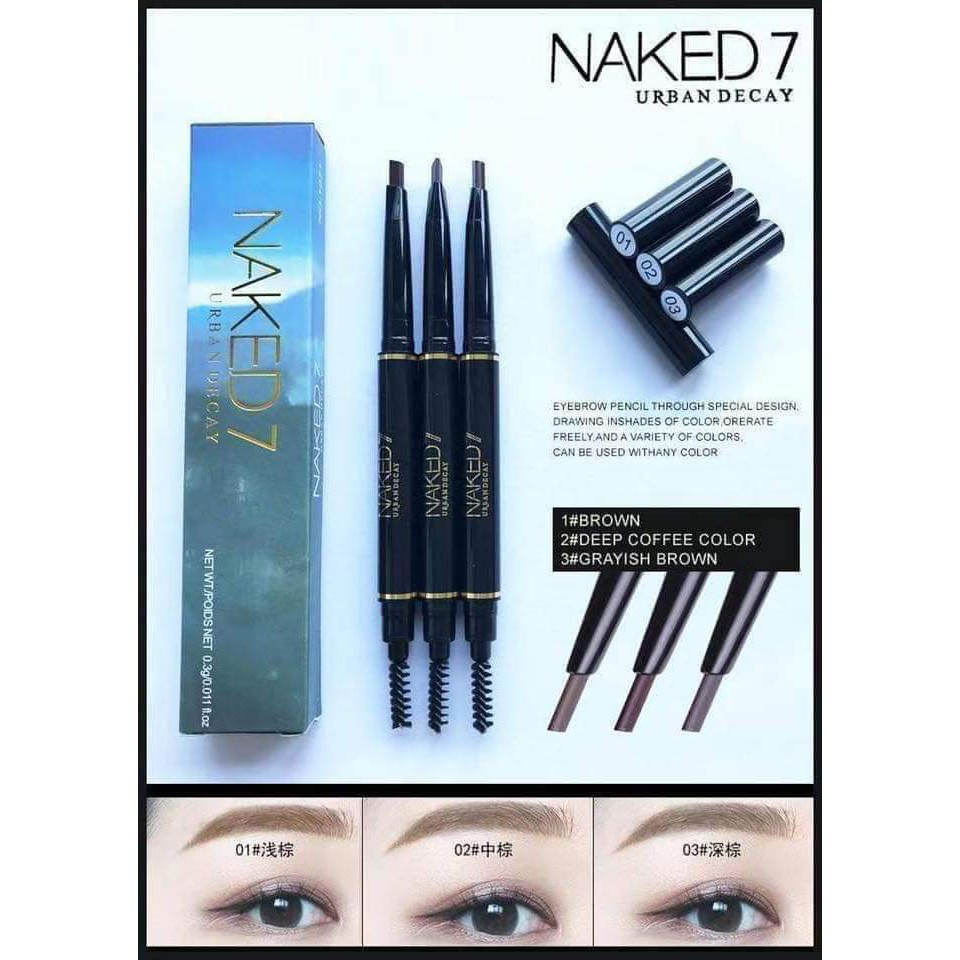 number 7 eyebrow pencil