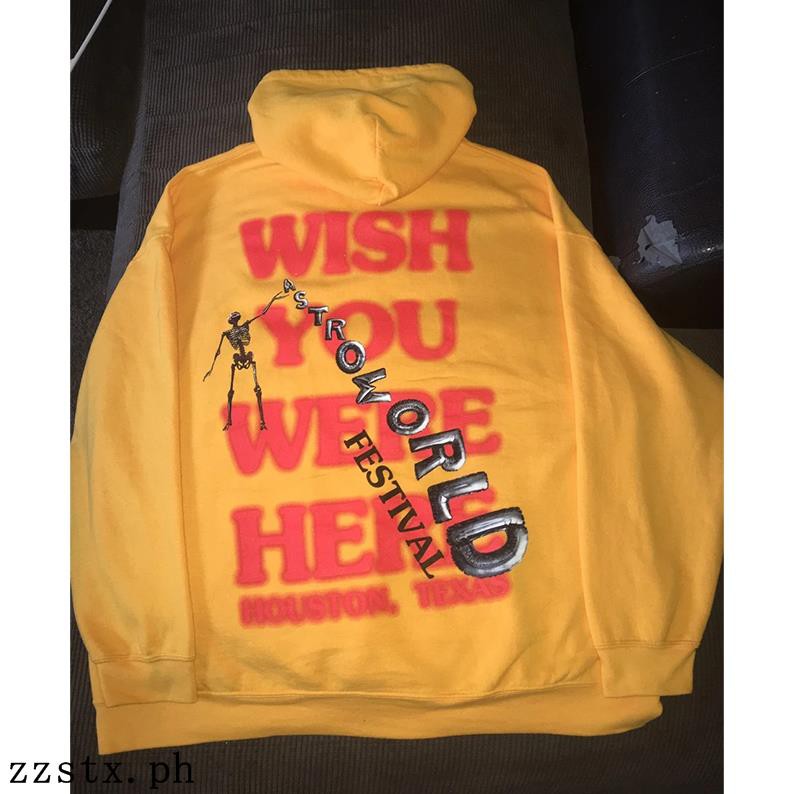 orange astroworld hoodie