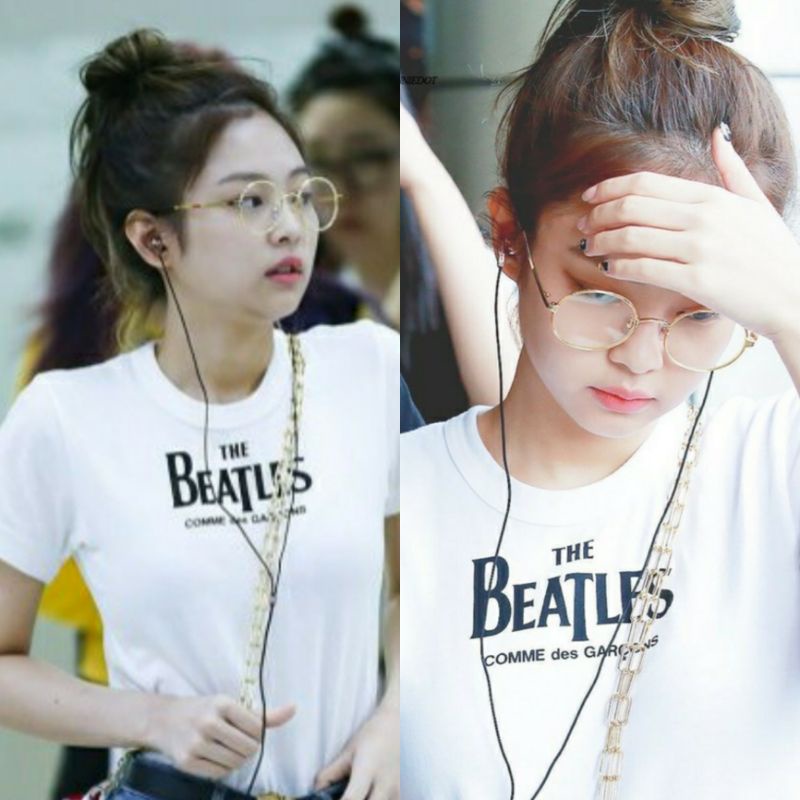 Blackpink Jennie THE BEATLES comme des garcons Shirt | Shopee