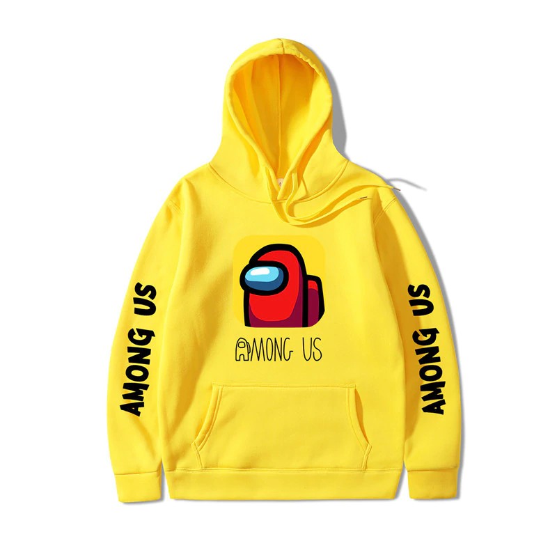 Yellow Among Us Hoodie Promotion Off69