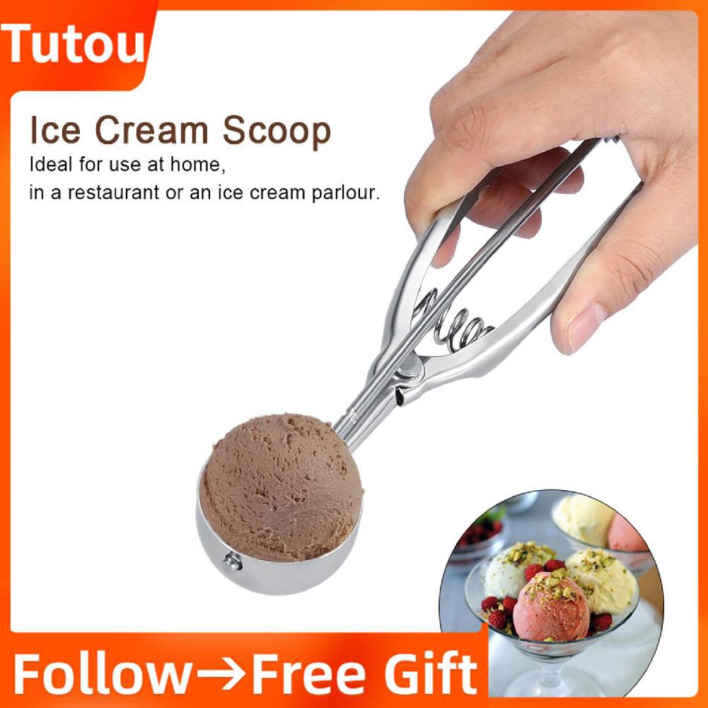 Details about   Ice Cream Scoop Stainless Steel 4/6cm Mash Potato Spoon Kitchen Tool Server Food 