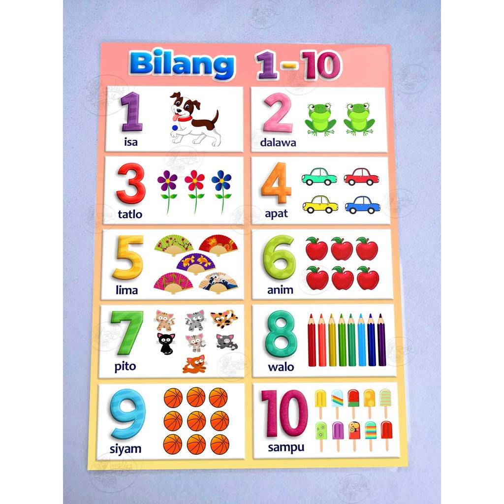 Printable Bilang 1 100 Tagalog Chart Pdf Free Download