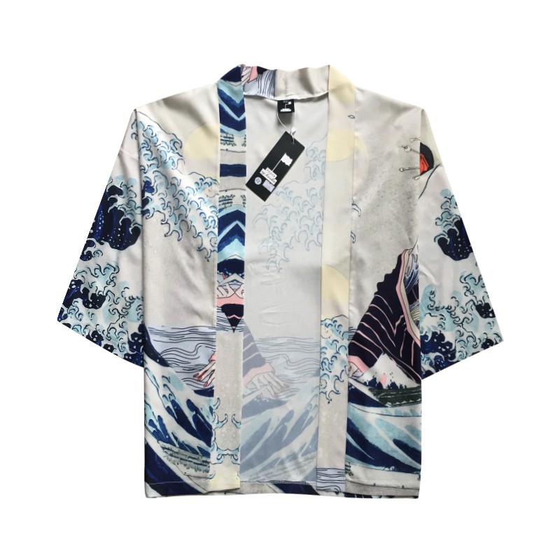 Sleeve Shirt Japanese Robe Kimono Men Harajuku Wind Ins Coat Sleeve Shirt Japanese Robe Kimono Men Harajuku Wind Ins Coat