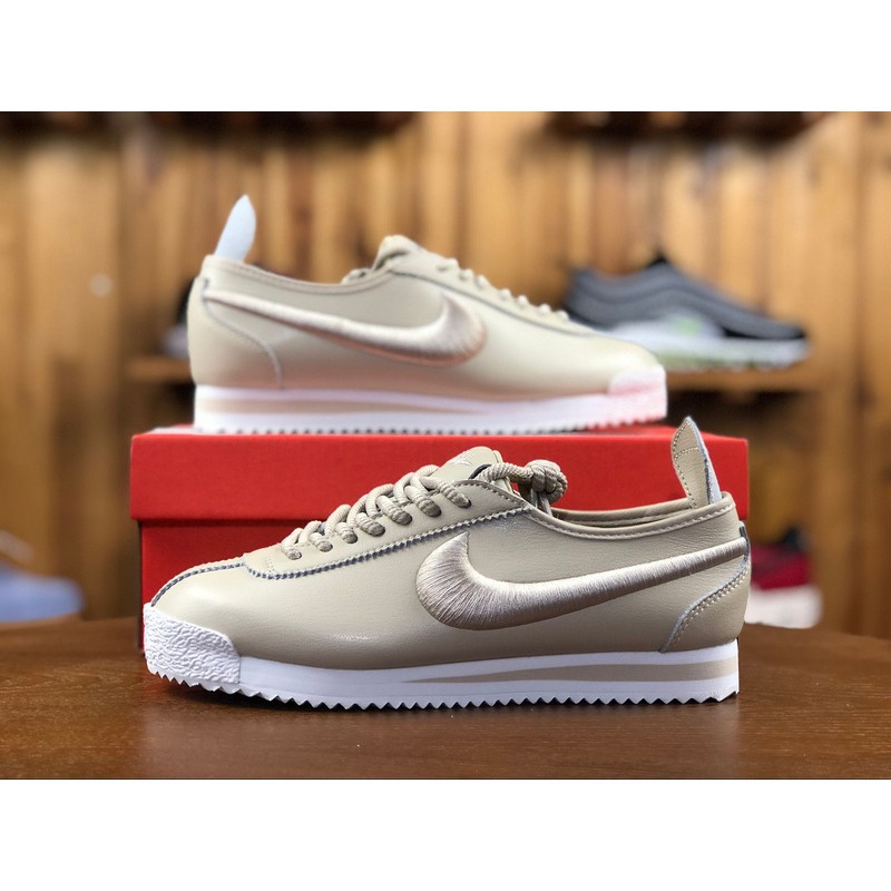 nike classic cortez embroidered sneaker