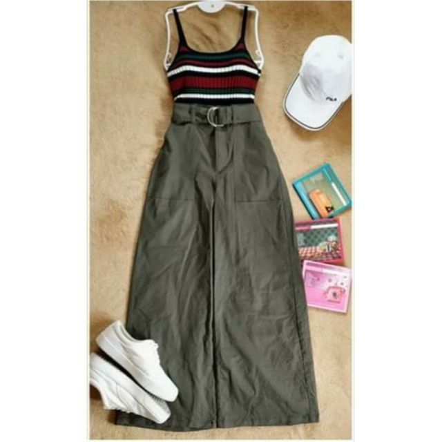 uniqlo wide leg trousers