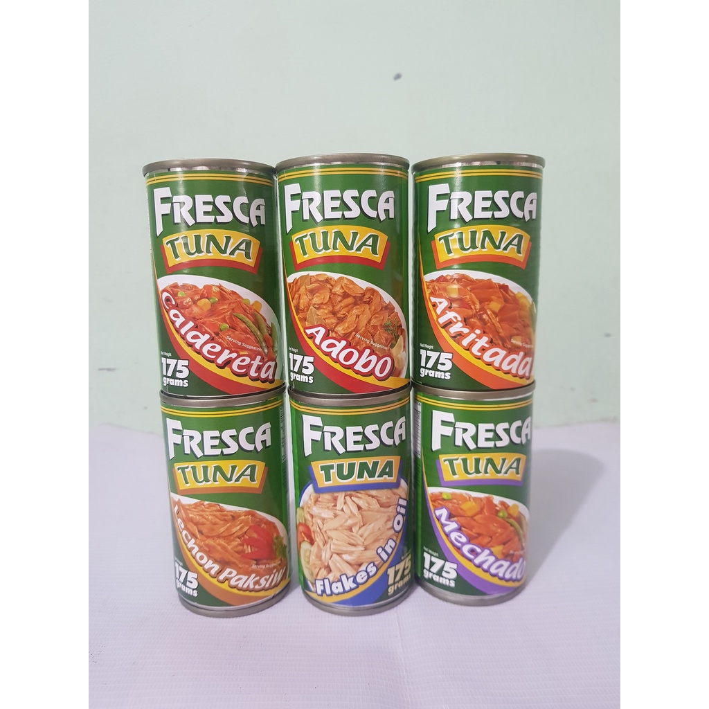 FRESCA Brand TUNA Assorted Flavors (pack of 18 cans x 175 grams