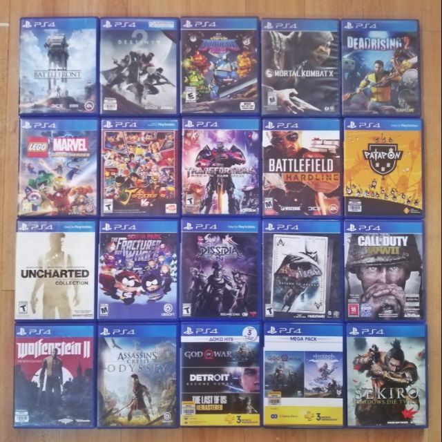 pre owned ps4 games