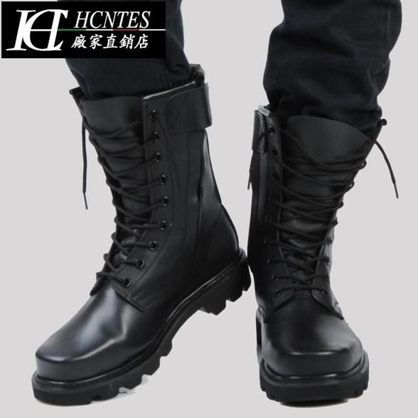 male black combat boots
