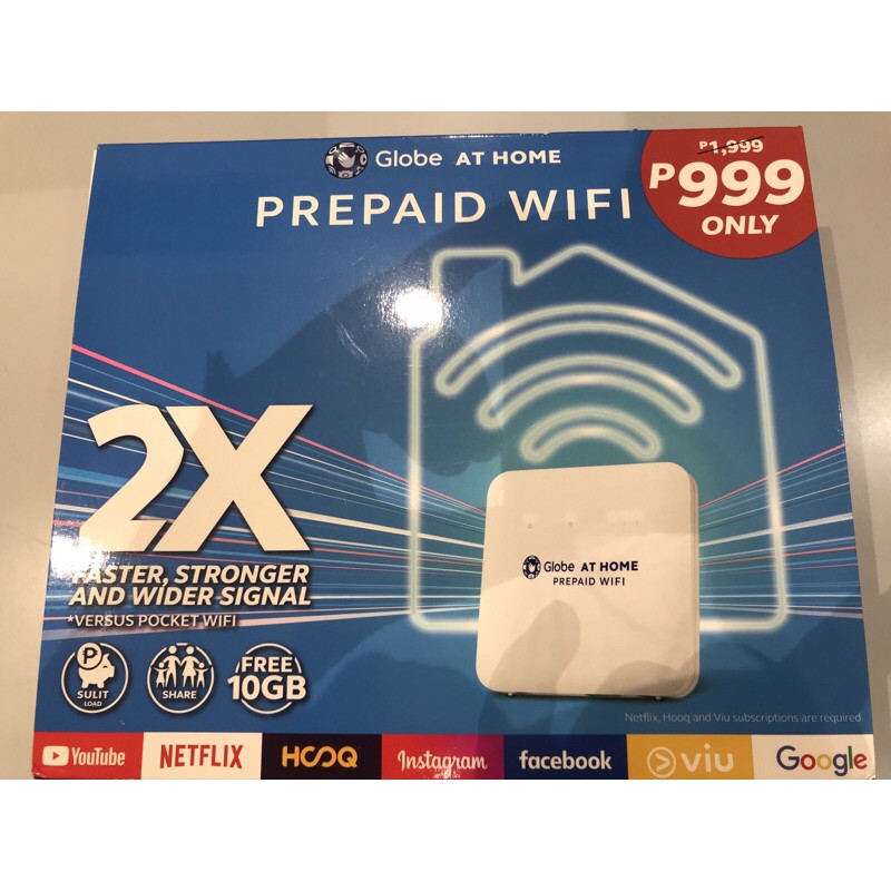 GLOBE prepaid WIFI globe at home load data. | Shopee Philippines