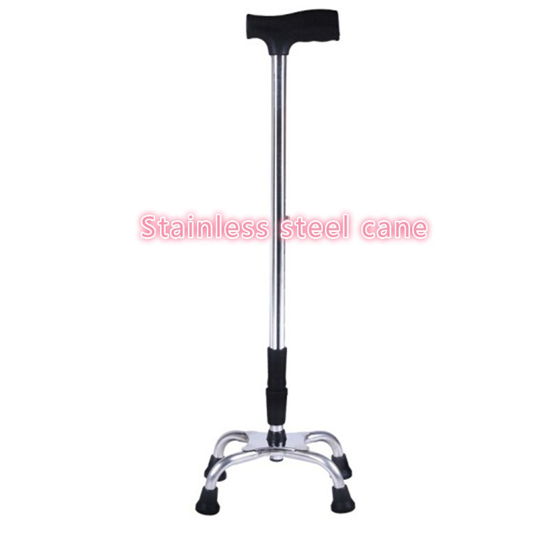 Quad Cane Adult Heavy Duty Tungkod Quadcane Stainless steel Trusty Cane