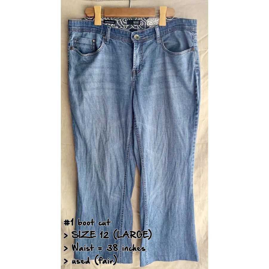 size 12 bootcut jeans