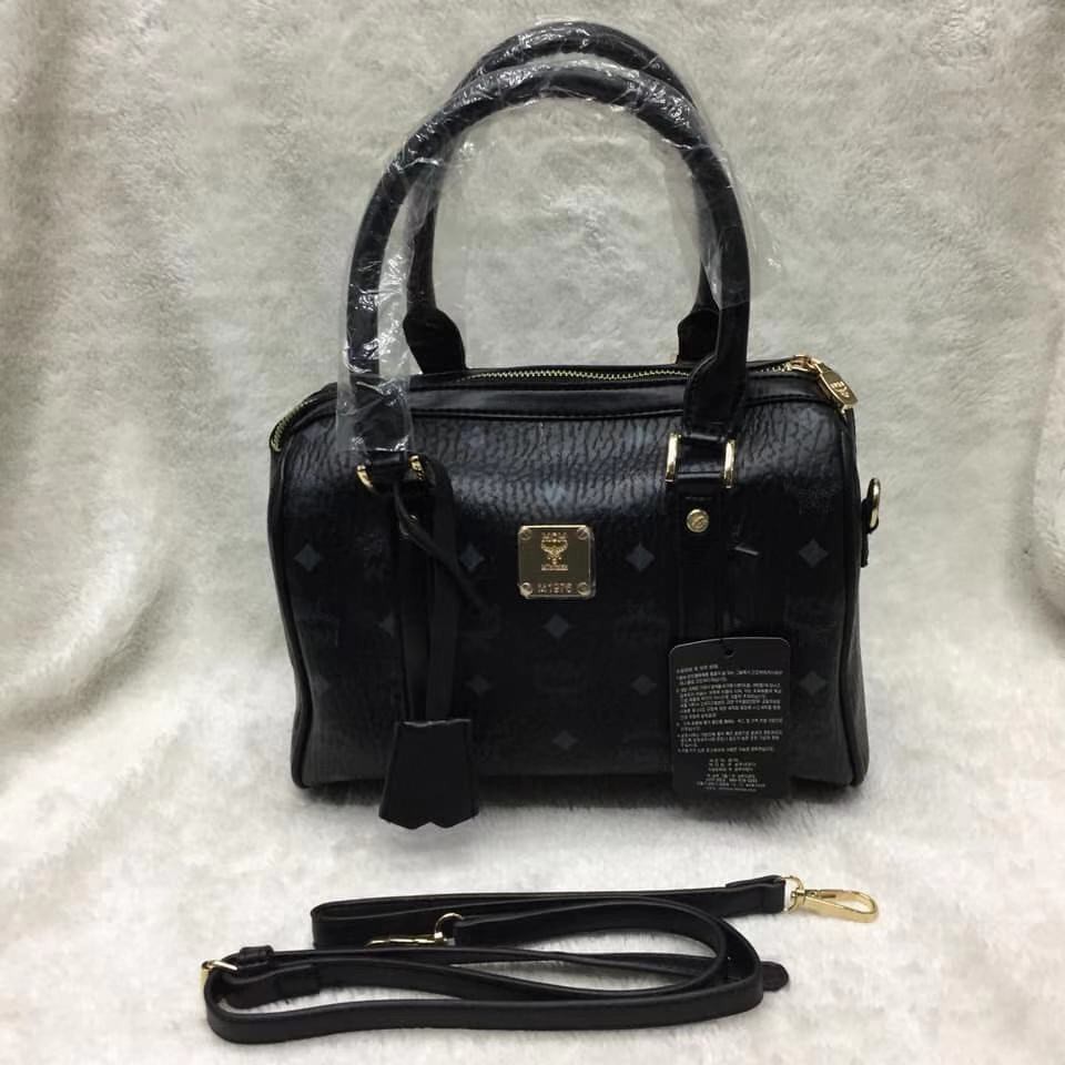 mcm sling bag black