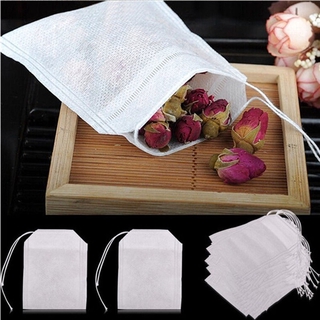 50Pcs Cotton Drawstring Chinese Medicine Bag / Empty Tea Bag Filter / Sachet Paper Teabags / Empty Herb Loose Tea Bag / Heal Seal Filter Teabags #5