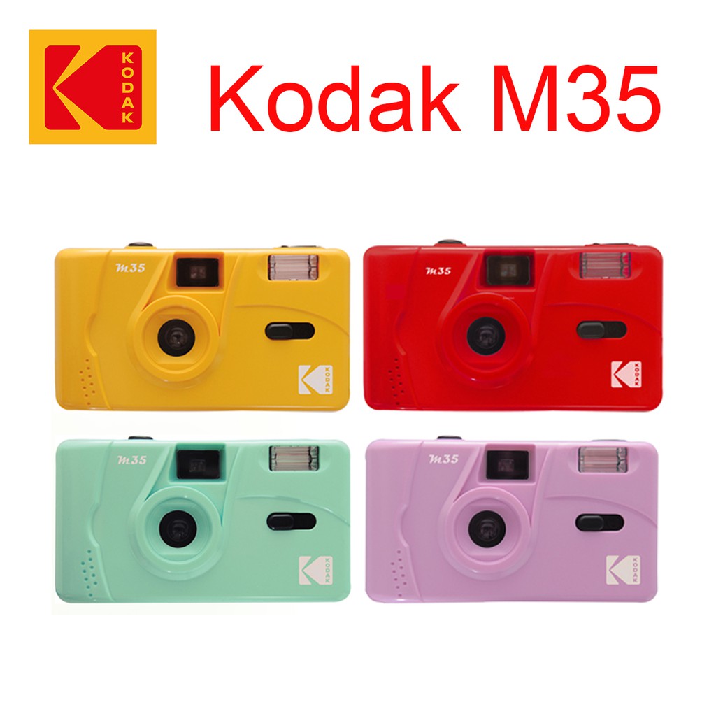 Kodak M35 Pointandshoot Film Camera Flash Nondisposable