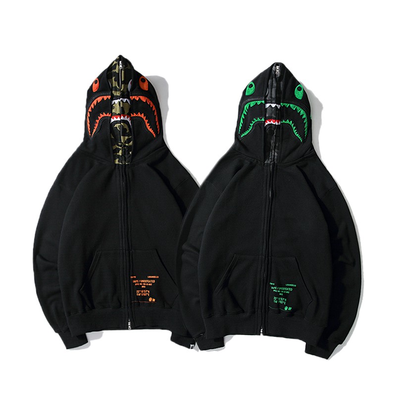 double hoodie bape