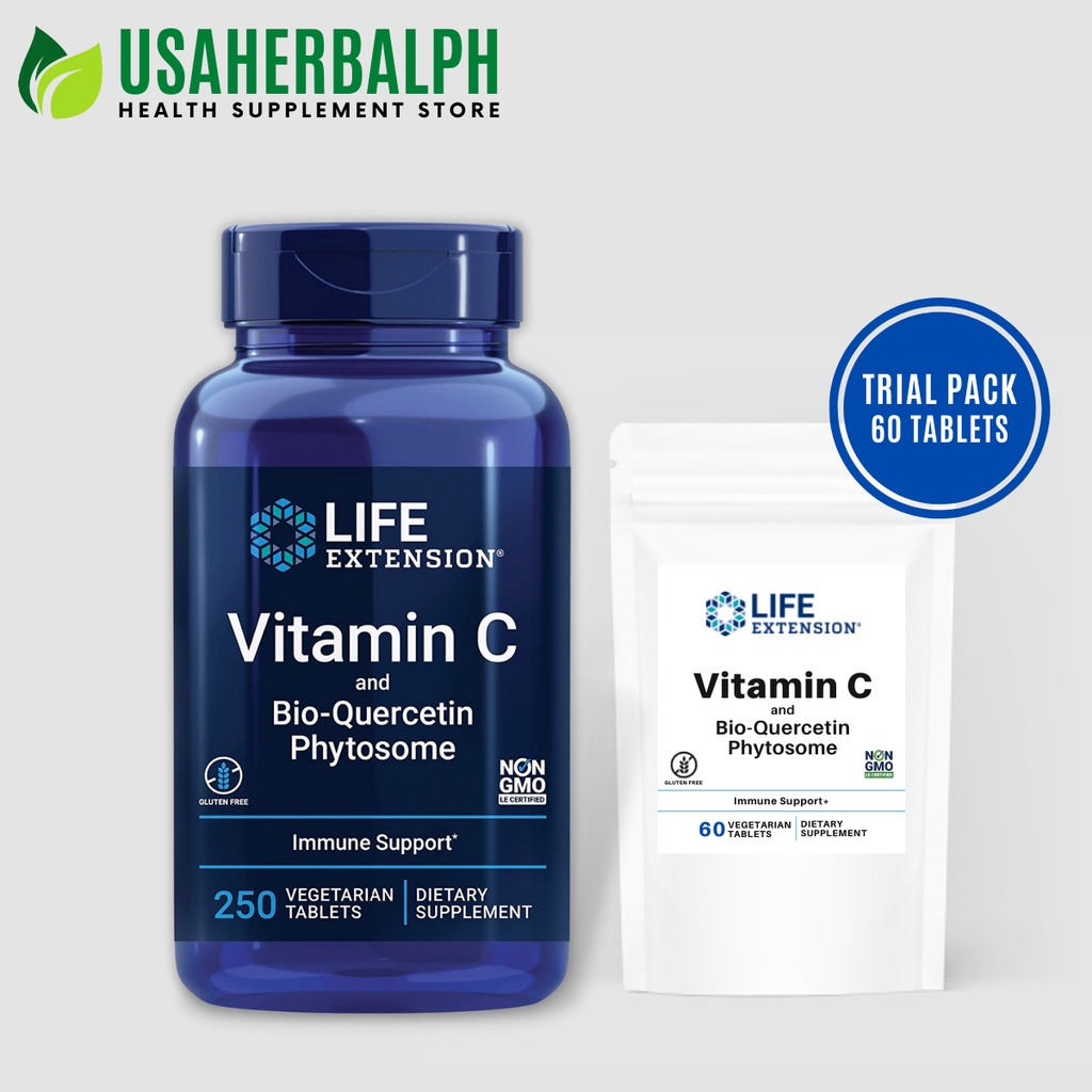 Vitamin C & BioQuercetin Phytosome, Immunity Booster Supplement, Anti