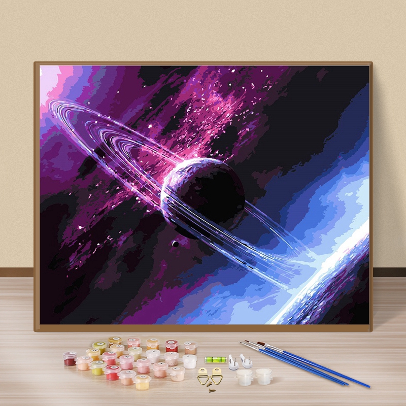 Universe DIY Digital Oil Painting By Numbers Home Decor  