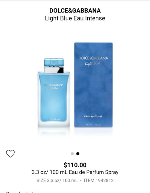 light blue eau intense dolce&gabbana