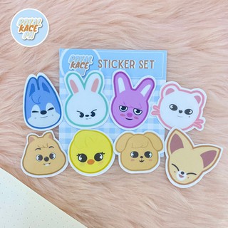 Skzoo Sticker Set ( Normal Matte or Glitter Laminated K-POP Stickers ...