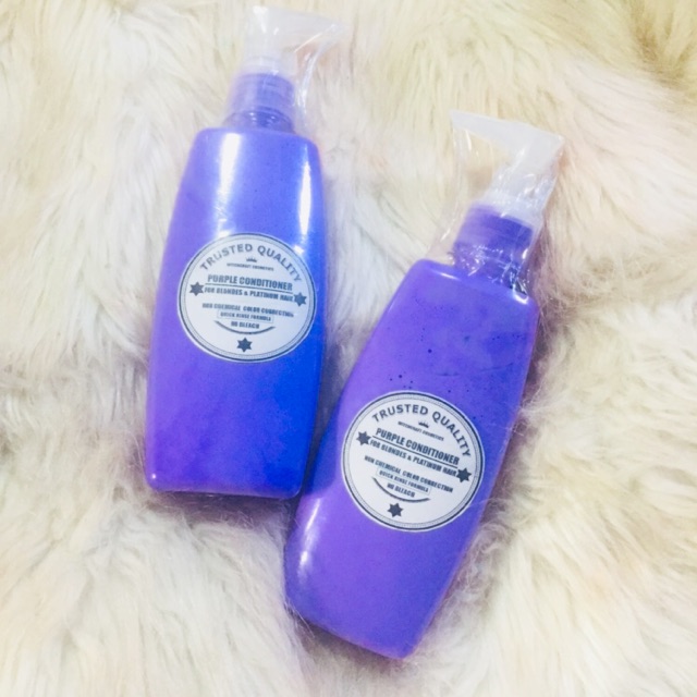 Purple Toner Conditioner For Blondes And Platinum Hair Shopee