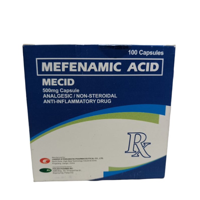 ANALMIN  MECID Mefenamic-500mg 100capsules