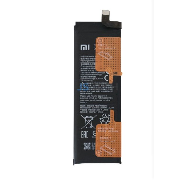 mi note 10 battery mah