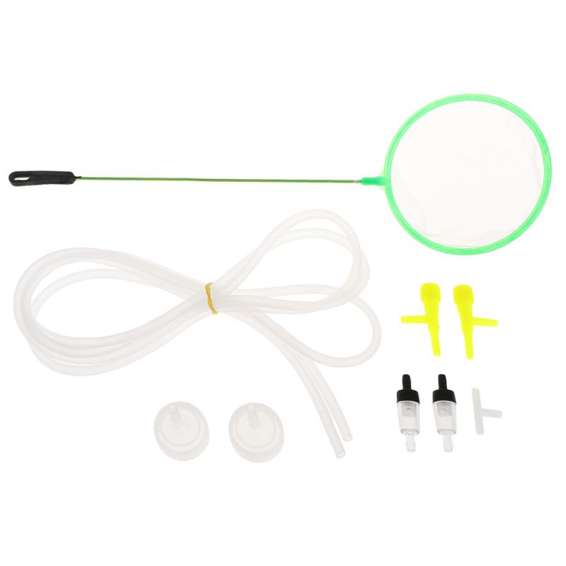 yal 9Pcs Brine Shrimp Incubator DIY Aquarium Hatching system Cap Connection Tee Regulator Hose #1