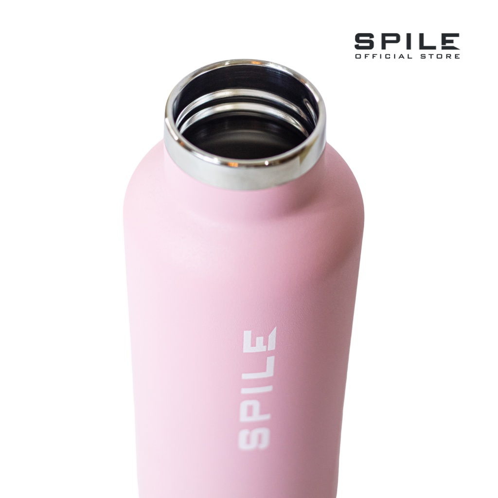 SPILE (22oz) Sakura Pink  Vacuum-Insulated Stainless Steel Flask with Free Sole (rubber) #3