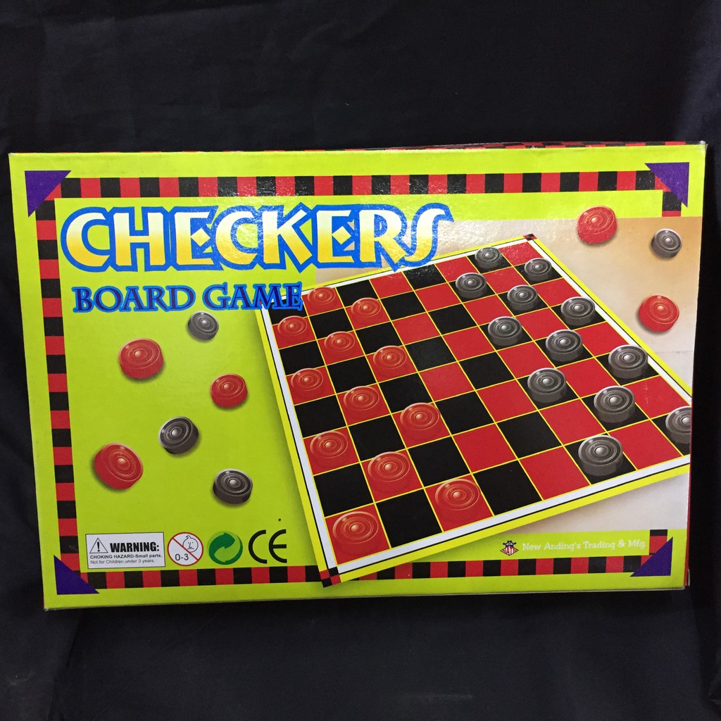 checkers board game