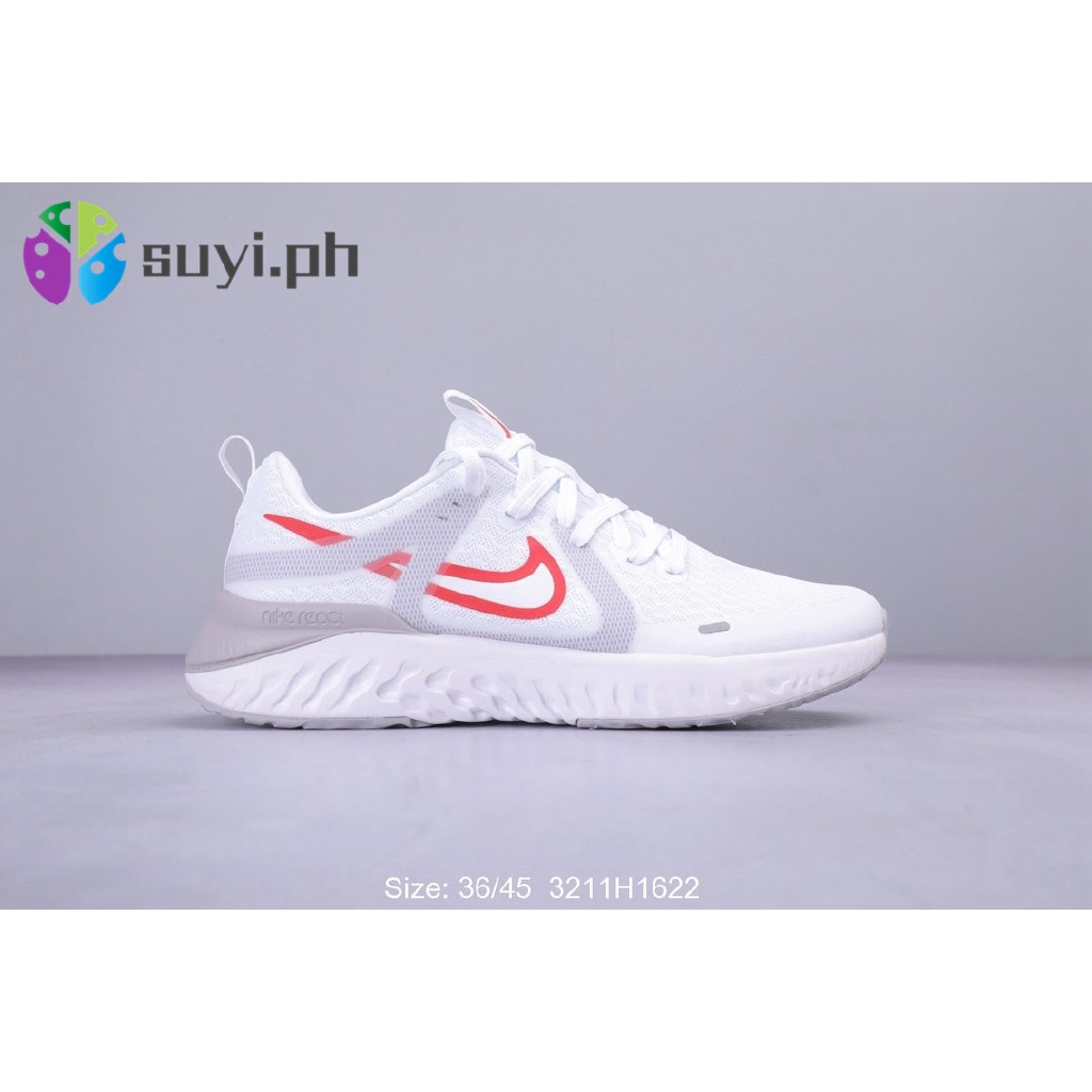 white color nike shoes