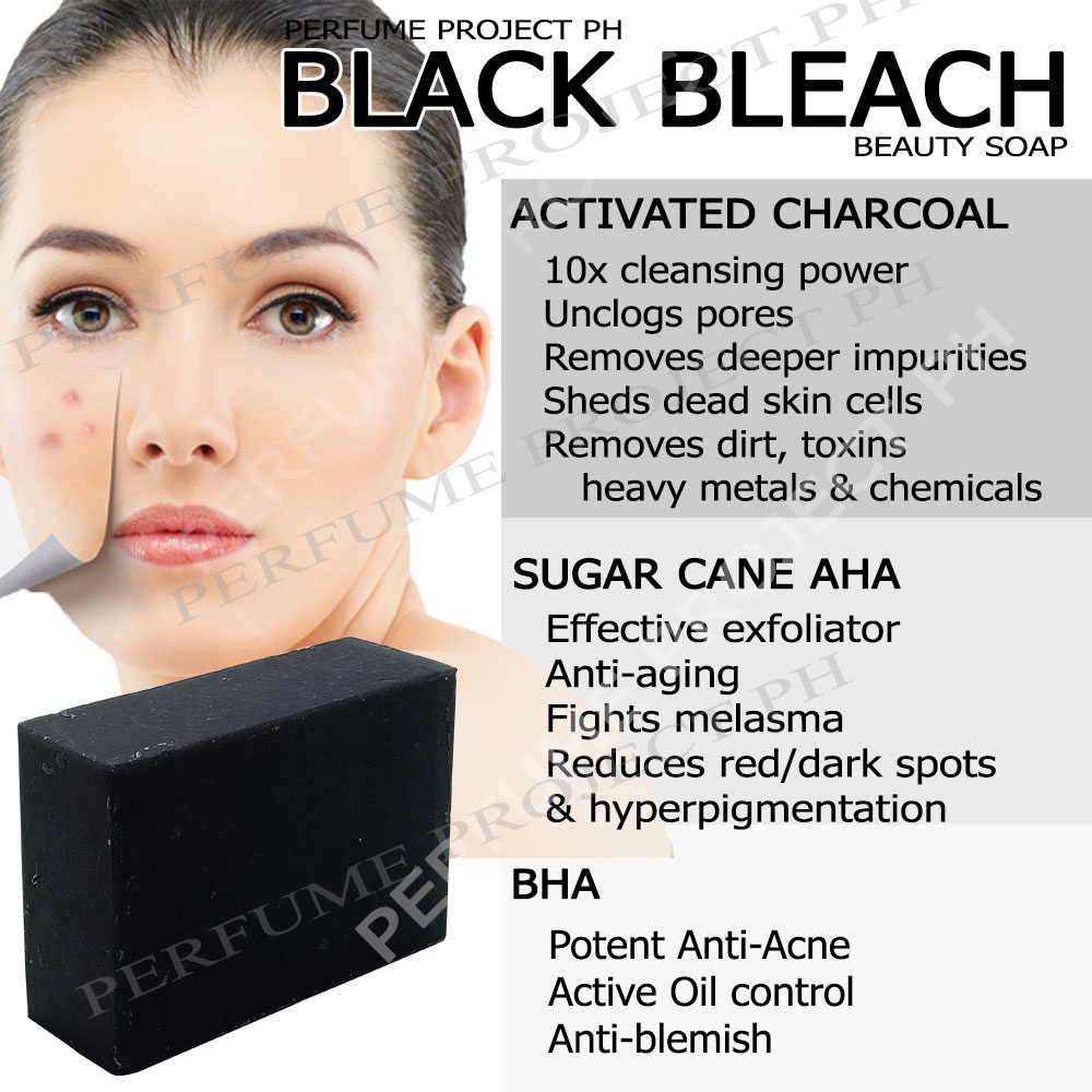 △[10X Whitening] Bleaching Rejuvenating Bamboo Charcoal Soap for skin Dark spot eraser Pimple Acne
