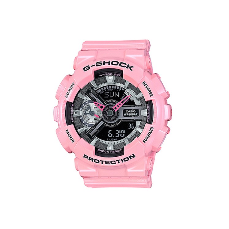 light pink g shock watch